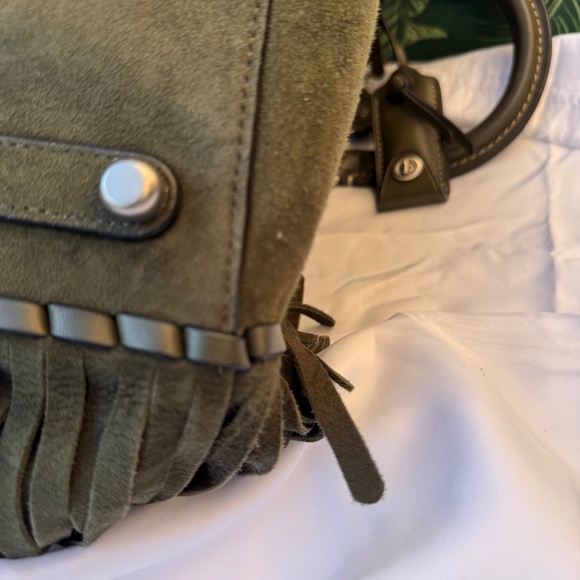 Coach 1941 Rogue 31 Fern Green Suede Fringe 86824 - Picture 10 of 16